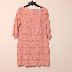 Jennifer JD Missy Women's pink Size 12 dress.